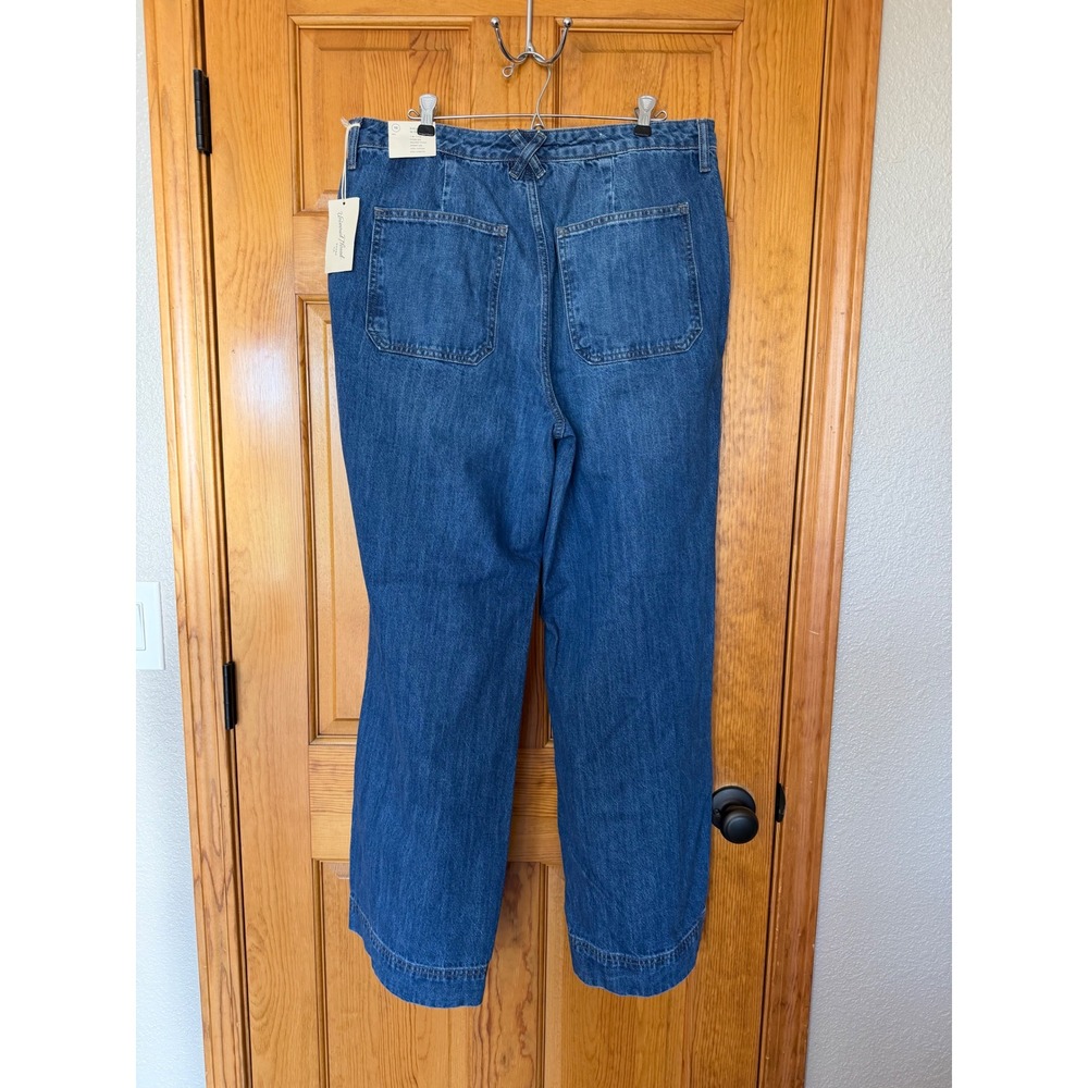 Universal Thread High Rise Wide Leg Jeans Womens 16 Regular Medium Wash NWT - Picture 3 of 6